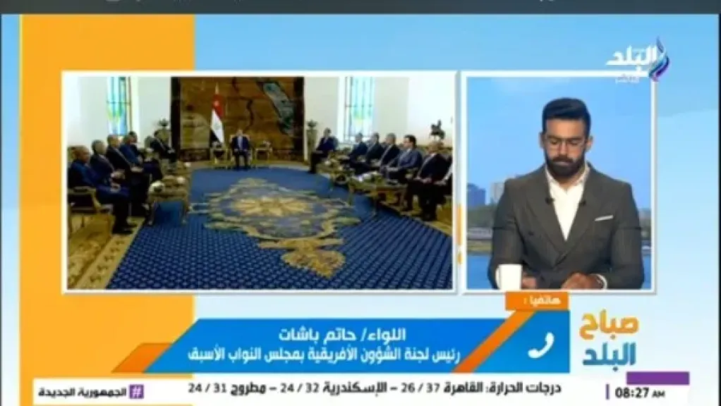اللواء حاتم باشات: علاقة مصر والسودان مثل النيل لا يتغير مجراها