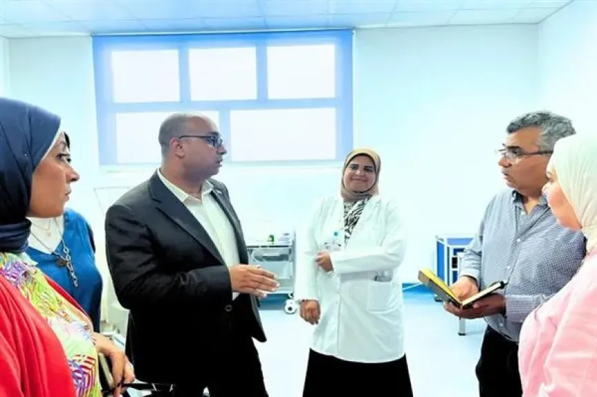 مساعد وزير الصحة للمشروعات القومية يتفقد المنشآت الطبية بالإسكندرية