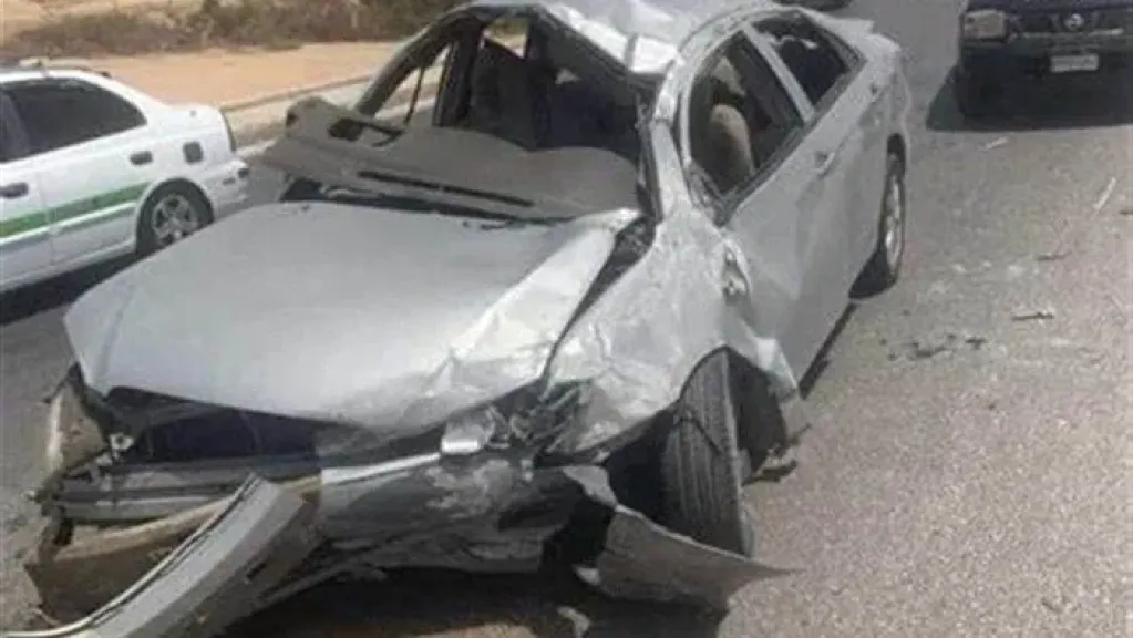 إصابة 4 أشخاص إثر حادث تصادم سيارتين ملاكي في الفيوم