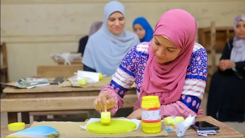 مبادرة ”تمكين” تصل شبرا بابل بالغربية.. تدريب على حرف وقافلة لعلاج العيون