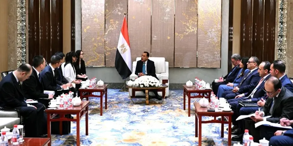 رئيس الوزراء يلتقي رئيسة شركة جيانغسو فينغهاي المحدودة لتطوير تحلية مياه البحر والطاقة الجديدة| صور