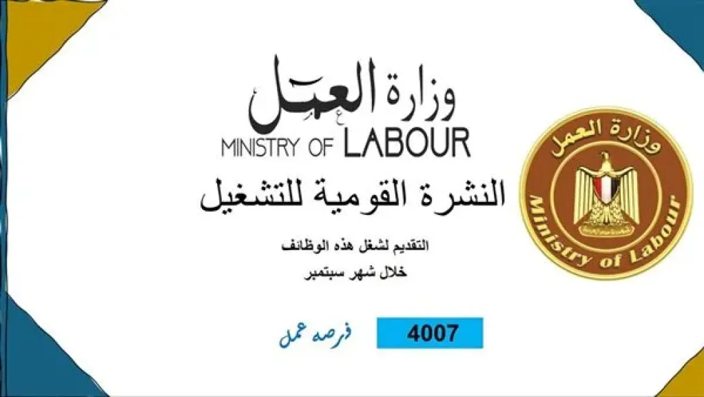 4007 فرص عمل جديدة في القطاع الخاص تنتظر شباب 8 محافظات