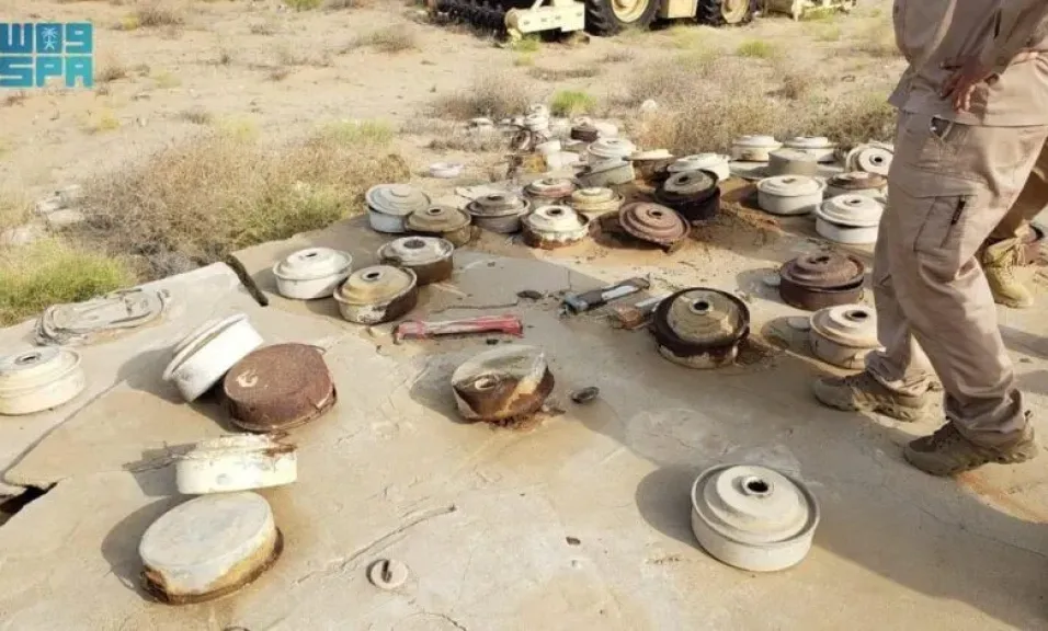 “مسام” ينزع 767 لغمًا من الأراضي اليمنية خلال أسبوع