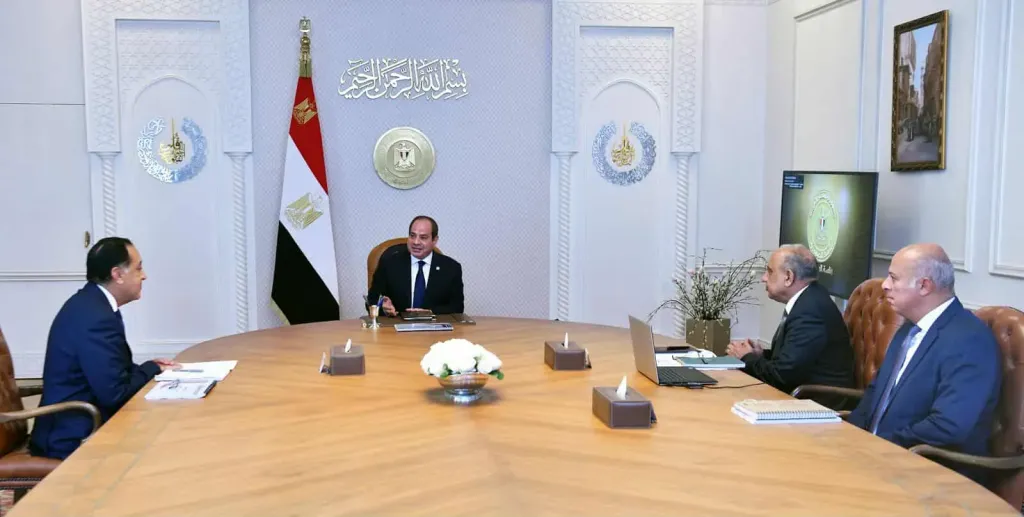 السيسي يوجه بتعزيز قدرات الشبكة القومية للكهرباء والتوسع في مشروعات الطاقة المتجددة