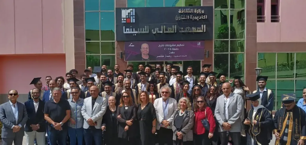 رئيس أكاديمية الفنون تشهد تحكيم مشروعات تخرج طلاب المعهد العالي للسينما