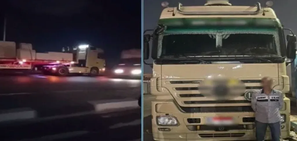 القبض على سائق تريلا لاتهامه بالسير عكس الاتجاه في بورسعيد