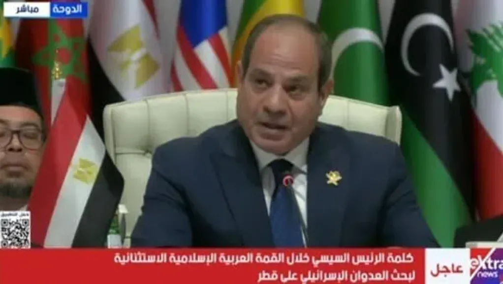 السيسي: الممارسات الإسرائيلية تجاوزت أي منطق سياسي أو عسكري