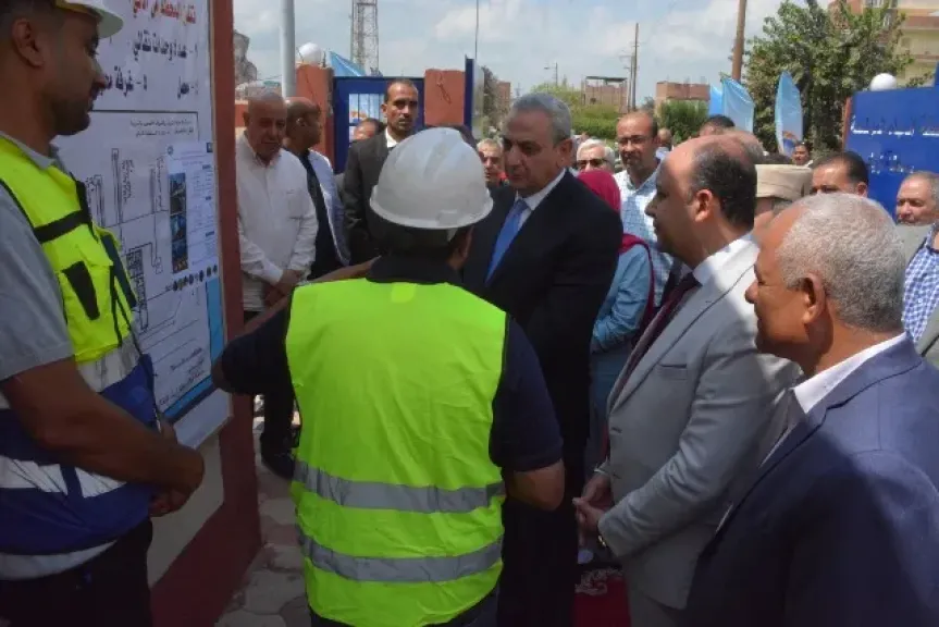 بعد إعادة تأهيلها.. محافظ الغربية يفتتح محطة مياه محلة زياد النقالي المطورة