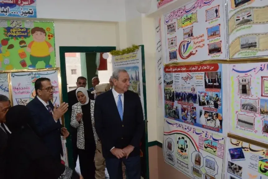 محافظ الغربية يفتتح مدرسة كمال مرعي الابتدائية في قرية الدواخلية بالمحلة.. صور