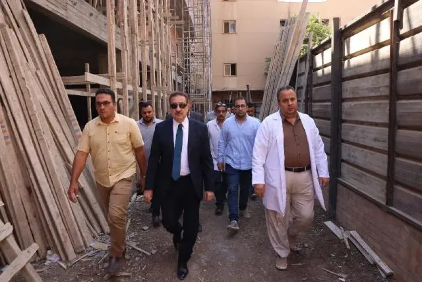 محافظ المنوفية يتابع استعدادات تشغيل مبنى ”رمد شبين الكوم” الجديد
