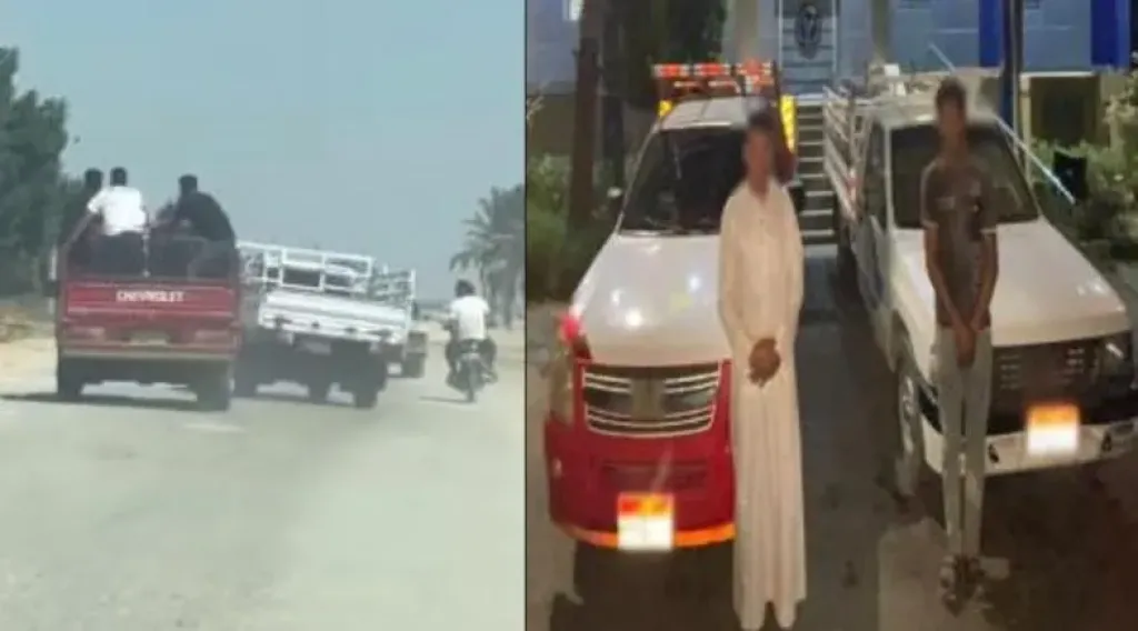 ضبط عاطلين قادا سيارتين ربع نقل برعونة ودون تراخيص بالإسكندرية