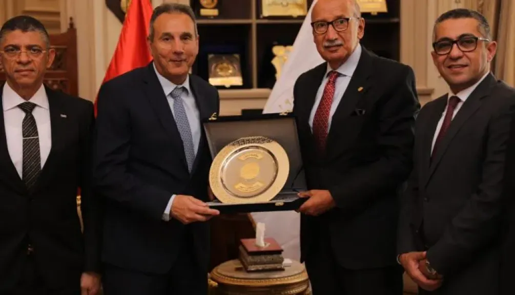 رئيس محكمة النقض يستقبل رئيس مجلس إدارة اتحاد بنوك مصر