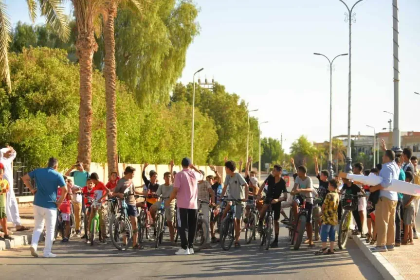 احتفالا بذكرى نصر أكتوبر.. انطلاق ماراثون للدراجات والجري بمدينة نويبع