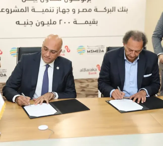 جهاز تنمية المشروعات يمول بنك البركة مصر بـ 200 مليون جنيه
