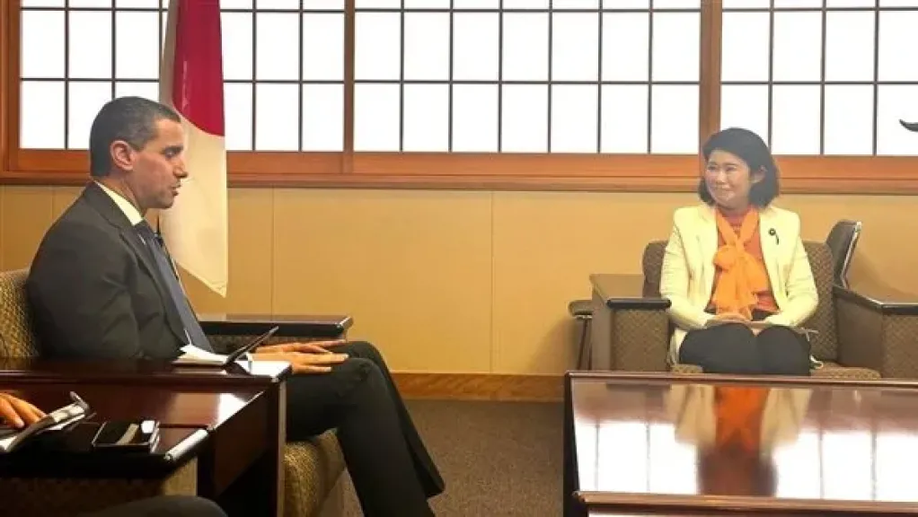 سفير مصر يبحث مع وزيرة الدولة اليابانية للشئون الخارجية تفعيل الشراكة الاستراتيجية