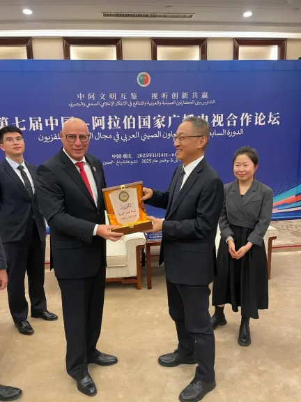 رئيس قطاع الإعلام بالجامعة العربية يجري لقاءات مكثفة على هامش الدورة السابعة لملتقى التعاون العربي الصيني