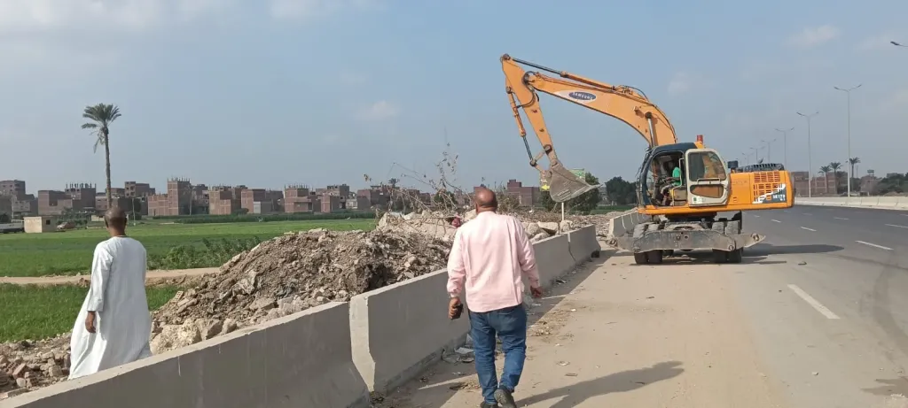 أهالي كرداسة يشكرون رئيس المدينة على رفع كفاءة الوصلة العمودية الجديدة