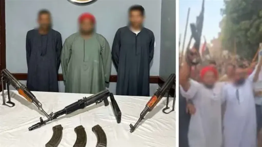 ضبط المتهمين بإطلاق الأعيرة النارية ابتهاجا بفوز قريبهم بانتخابات مجلس النواب بقنا