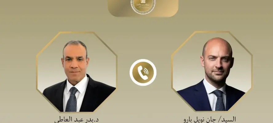 وزير الخارجية ونظيره الفرنسي يبحثان الأوضاع في غزة ولبنان وليبيا