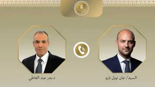 وزير الخارجية ونظيره الفرنسي يبحثان الأوضاع في غزة ولبنان وليبيا