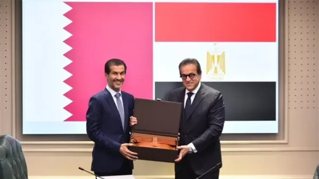 وزير الصحة يستقبل سفير قطر لبحث تعزيز التعاون الصحي المشترك