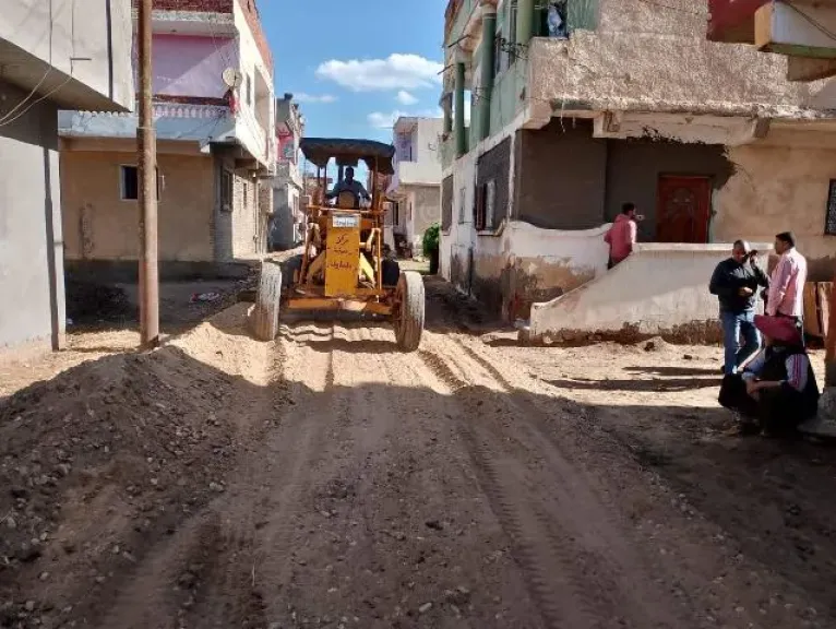 محافظ كفر الشيخ: رفع كفاءة ورصف شوارع عدد من قرى مركز الحامول.. صور