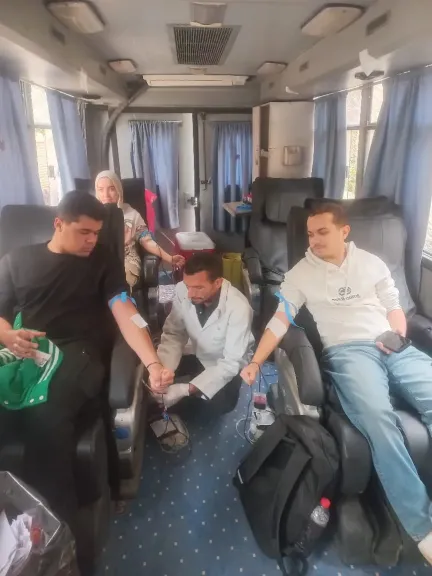 الصحة: جامعة حلوان تشهد حملة مكثفة للتبرع بالدم استمرت أسبوعًا كاملًا