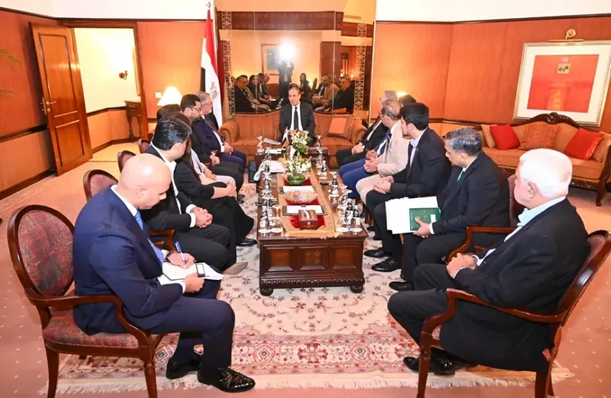 وزير الخارجية يلتقي قيادات غرف التجارة والصناعة ومسئولي كبرى الشركات الباكستانية