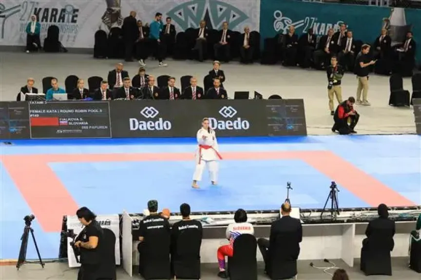 وزير الرياضة يشهد افتتاح بطولة العالم للكاراتيه للكبار وذوي الهمم