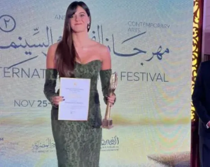 تكريم ميران عبد الوارث في ختام الدورة الثانية من مهرجان الفيوم