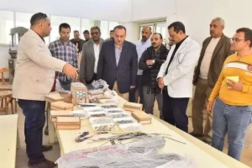 محافظ أسيوط يتفقد اللمسات النهائية بمركز تدريب خان الخليلي استعدادًا للافتتاحه