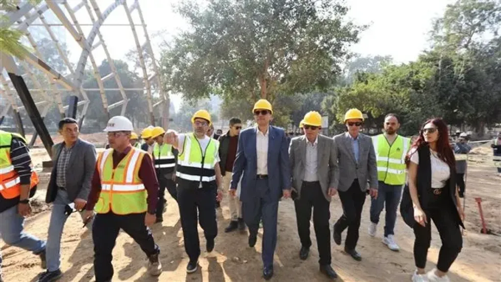 محافظ الجيزة يتفقد نسب التنفيذ بمشروع تطوير حديقة الحيوان