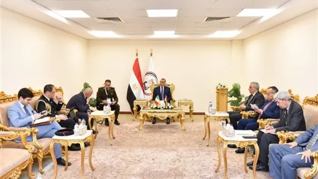 وزير الإنتاج الحربي يبحث مع السفير الإيطالي موضوعات التعاون ذات الاهتمام المشترك