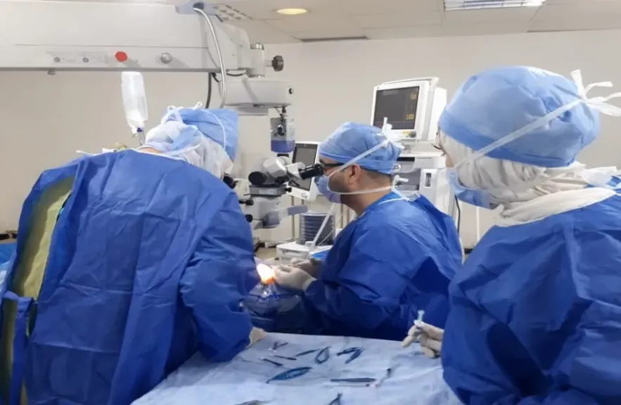 نجاح زراعة قرنية في مستشفى رمد المنصورة بالدقهلية