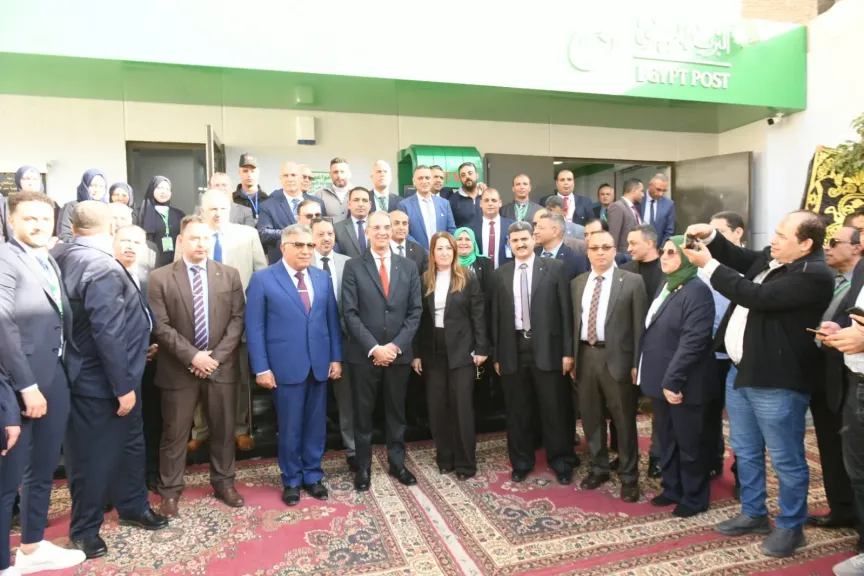افتتاح مكتب بريد المنصورة الرئيسي بعد تطويره
