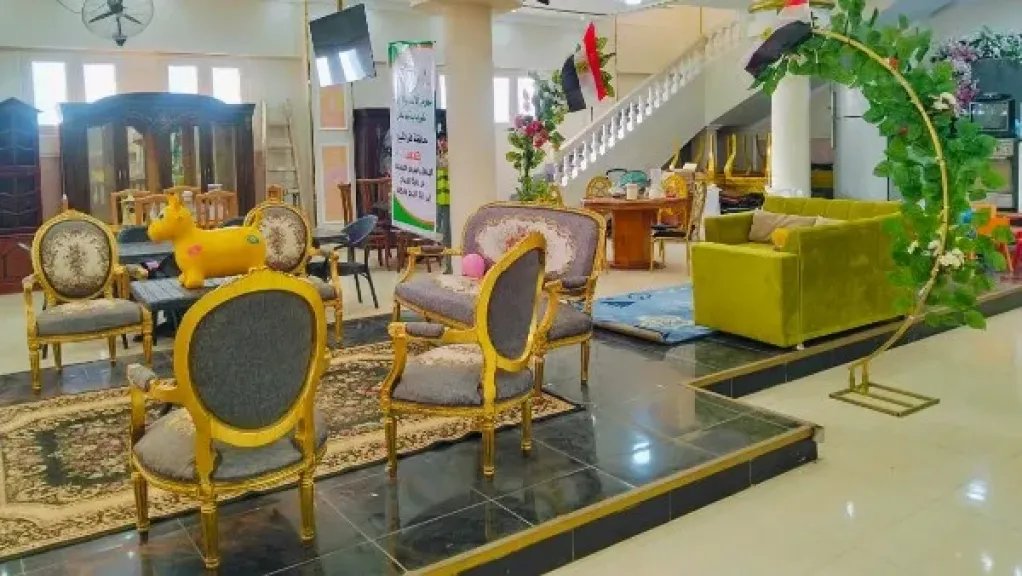 معرض أثاث مجاني للأسر الأولى بالرعاية في كفر الشيخ | صور