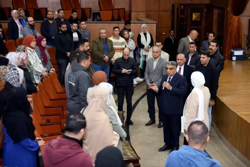 محافظ الدقهلية يتفقد أعمال الدورة التدريبية المكثفة لمديري ومهندسي التخطيط العمراني