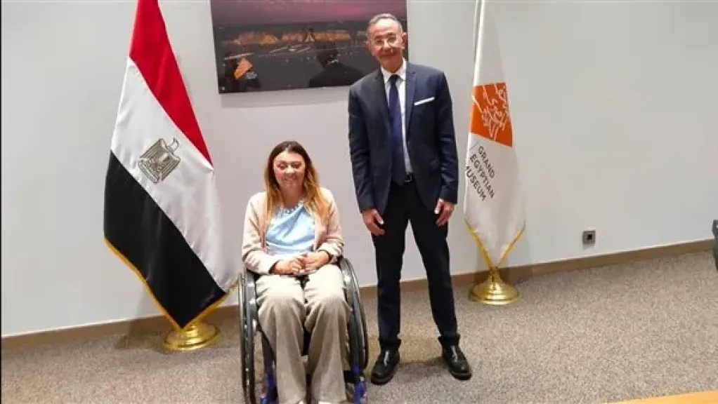 إيمان كريم تبحث مع مدير المتحف المصري الكبير تعزيز آليات وتسهيلات جديدة لذوي الإعاقة
