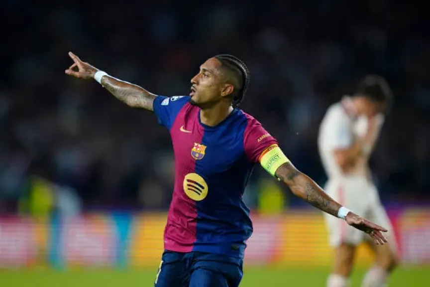 رافينيا يقود برشلونة لتجاوز أوساسونا بثنائية ويواصل التحليق بصدارة الليجا