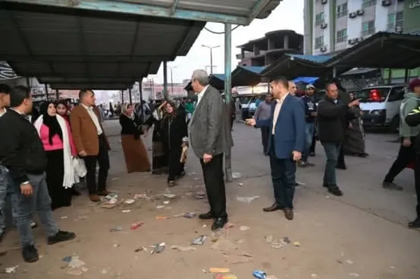 في جولة مفاجئة.. محافظ الغربية يتفقد موقف الزراعة بالمحلة ويتابع انتظام حركة النقل