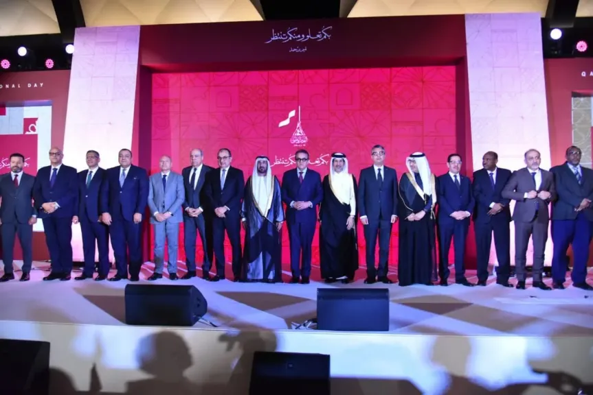 وزير الصحة يشهد احتفالية العيد الوطني لدولة قطر الشقيقة نيابة عن رئيس الوزراء