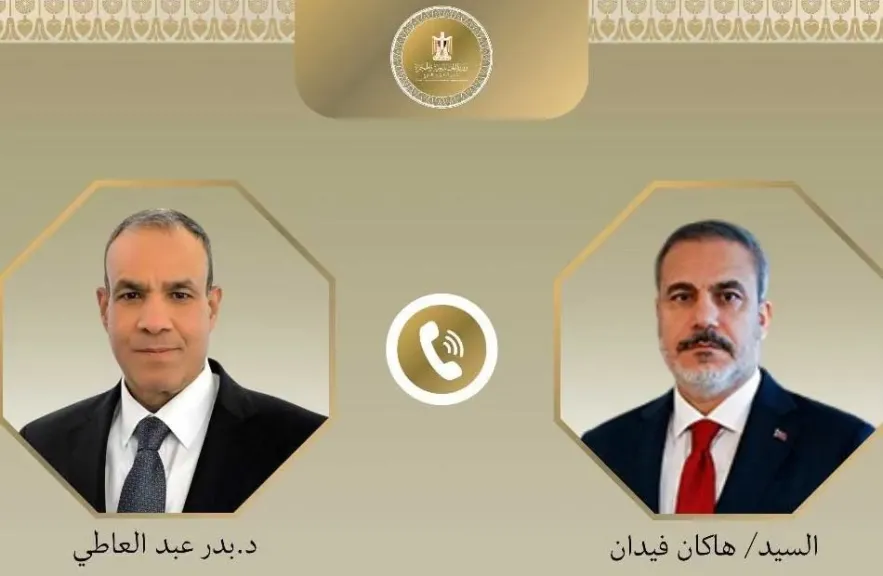 وزير الخارجية يؤكد لنظيره التركي أهمية تثبيت وقف إطلاق النار في غزة