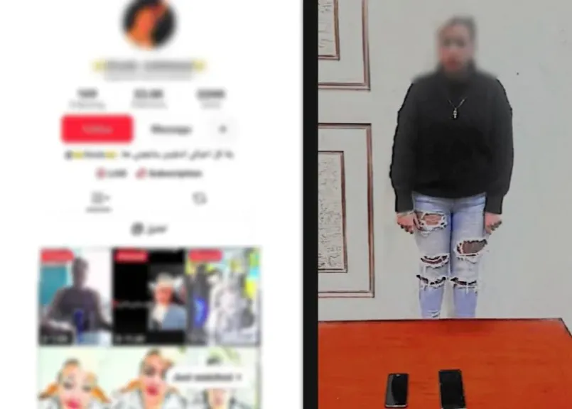 سقوط صانعة محتوى بتهم منافية للآداب  لتحقيق مشاهدات مرتفعة