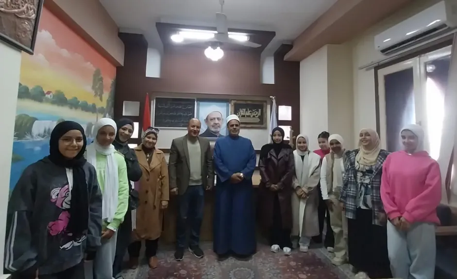 أزهر مطروح: استقبال وفد من مديرية التربية والتعليم لتفعيل مبادرة ”معاً ضد التحرش” بالمدارس