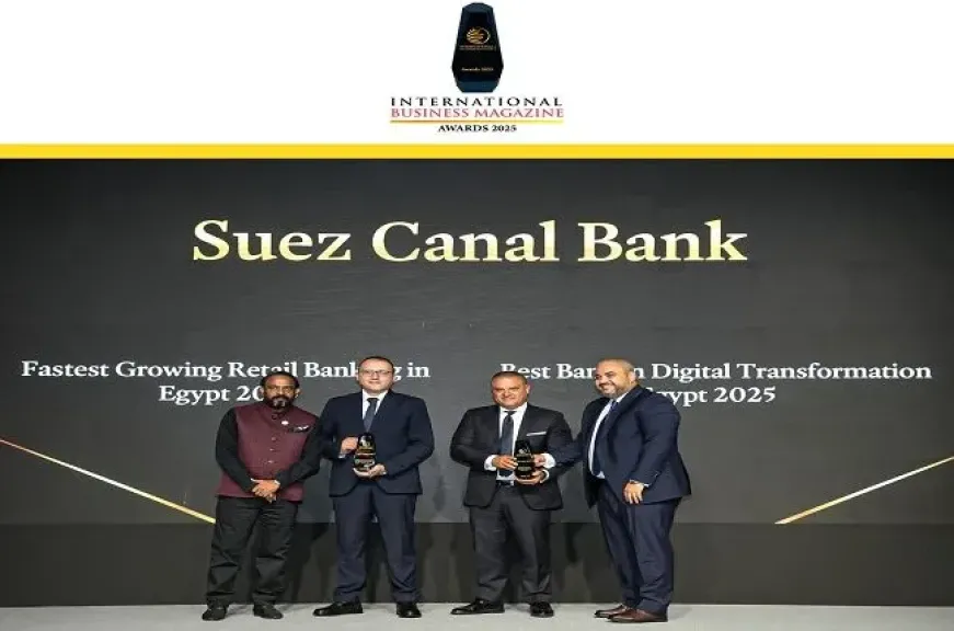 بنك قناة السويس يحصد جائزتين عالميتين من مجلة International Business Magazine عن عام 2025