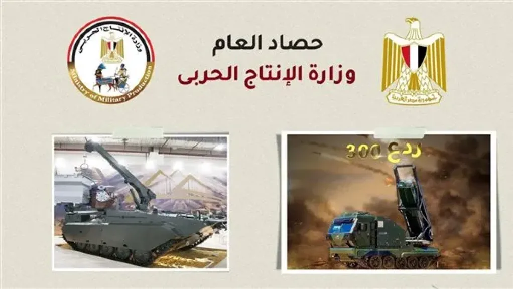 بالإنفوجراف | الإنتاج الحربي في 2025.. حصاد عام من الإنجازات العسكرية والتنموية