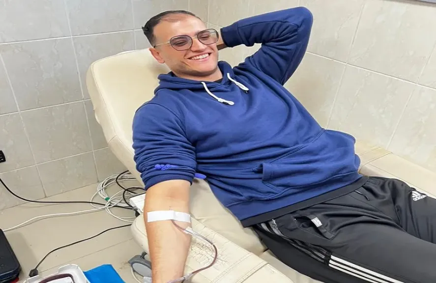 استمرار حملات التبرع بالدم في مستشفى كفرالشيخ الجامعي