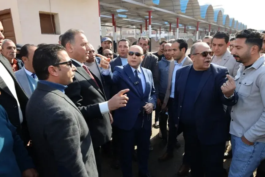 محافظ كفرالشيخ يتفقد السوق الحضري المطور بسيدي سالم