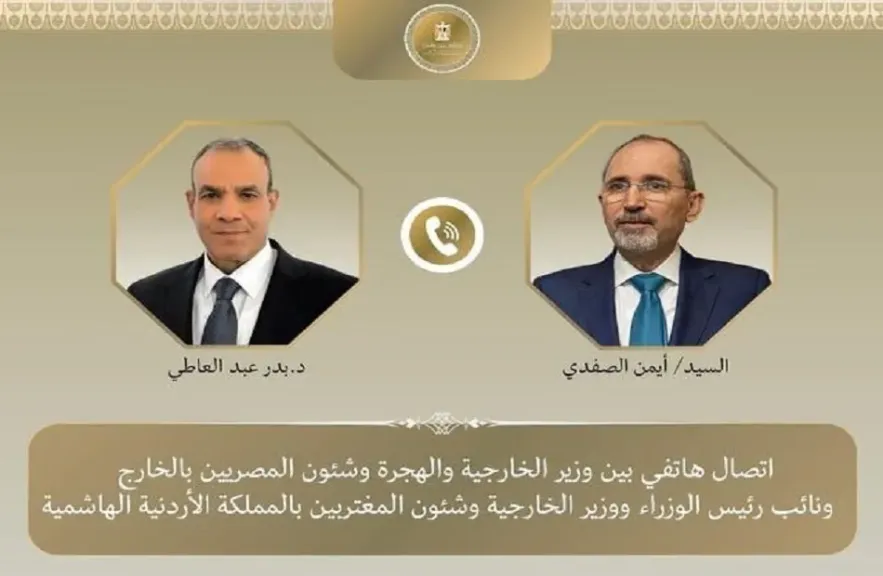 وزيرا خارجية مصر والأردن يبحثان تطورات الأوضاع في سوريا ولبنان