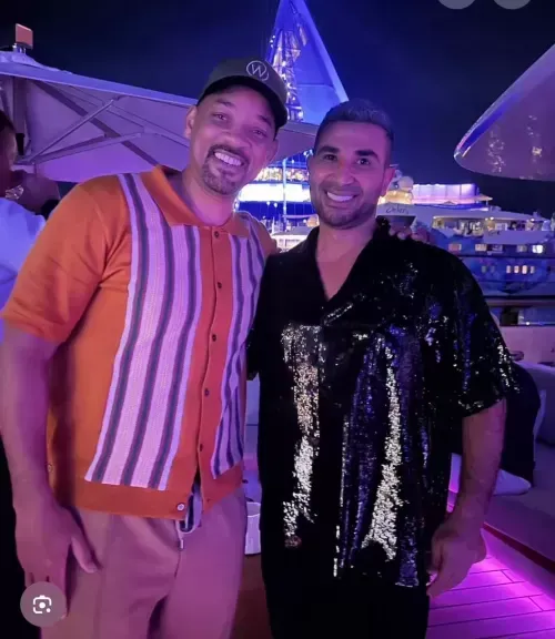 ويل سميث يشعل إنستجرام برقصة على أغنية أحمد سعد ”مكسرات”